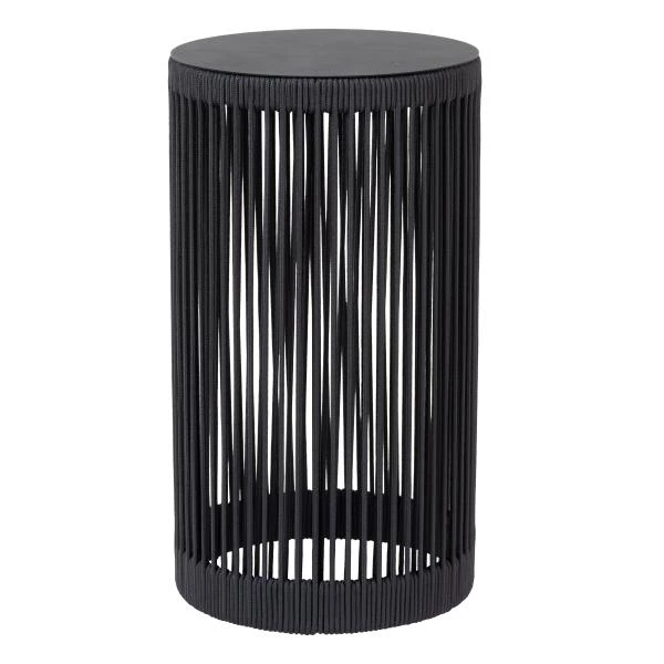Lucide PINGI - Oplaadbare Vloerlamp Binnen/Buiten - Accu/Batterij - Ø 33,5 cm - LED 3 StepDim - 1x3W 3000K - IP44 - Zwart - uitgezet